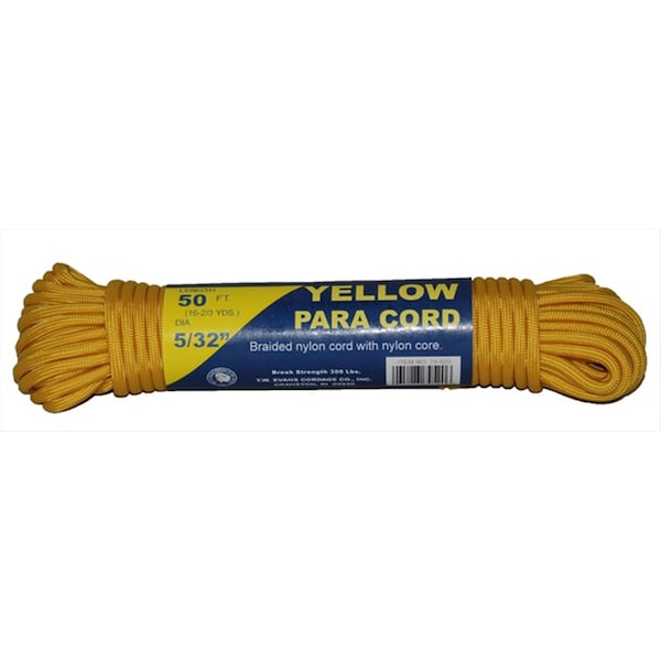 T.W. Evans Cordage Co Para Cord 50 ft. in Yellow 79-520 - main